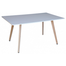 BERT-T τραπέζι ενιαίου χώρου ξύλινo ΛΕΥΚΟ, 90x140xH75 BERT-T τραπέζι ενιαίου χώρου ξύλινo ΛΕΥΚΟ, 90x140xH75